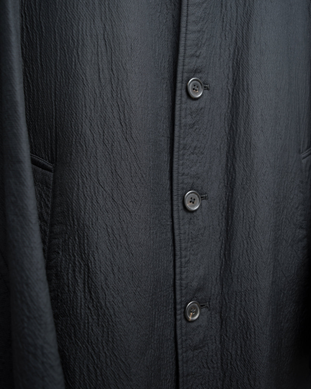 Mid Length Jacket Black