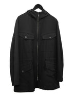 Hooded Field Jacket Black