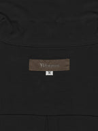 Open Collar Shirt Black
