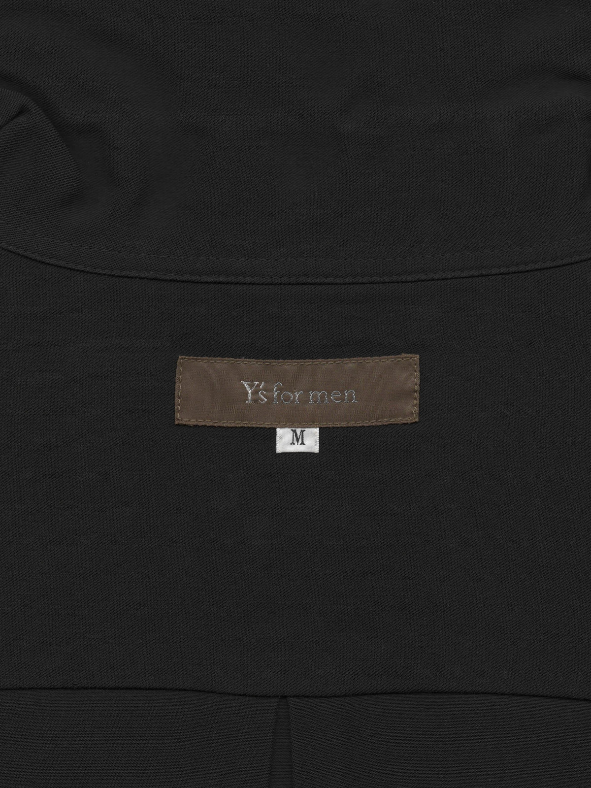 Open Collar Shirt Black