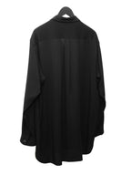 Open Collar Shirt Black