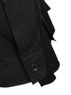 Open Collar Shirt Black