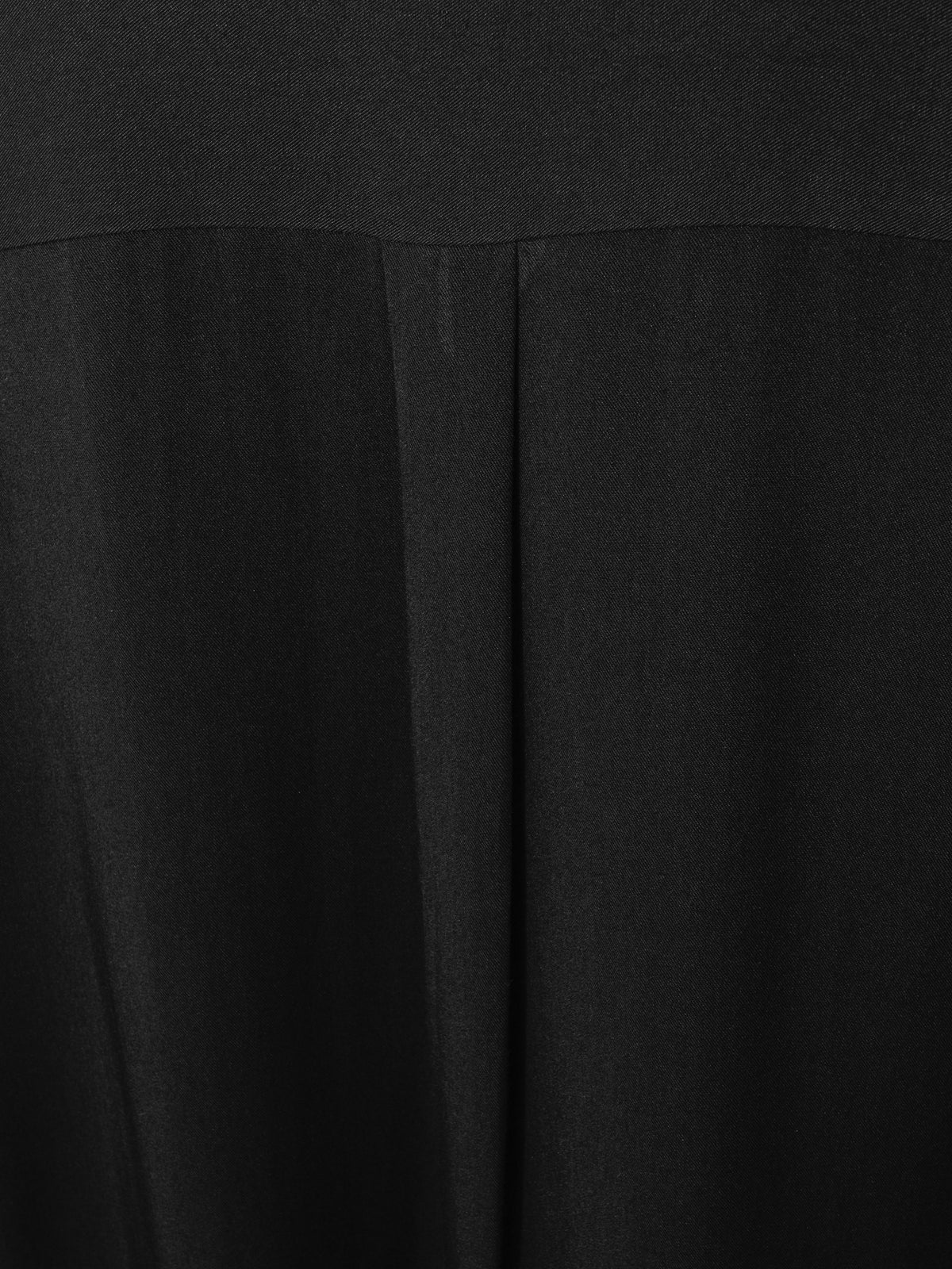 Open Collar Shirt Black
