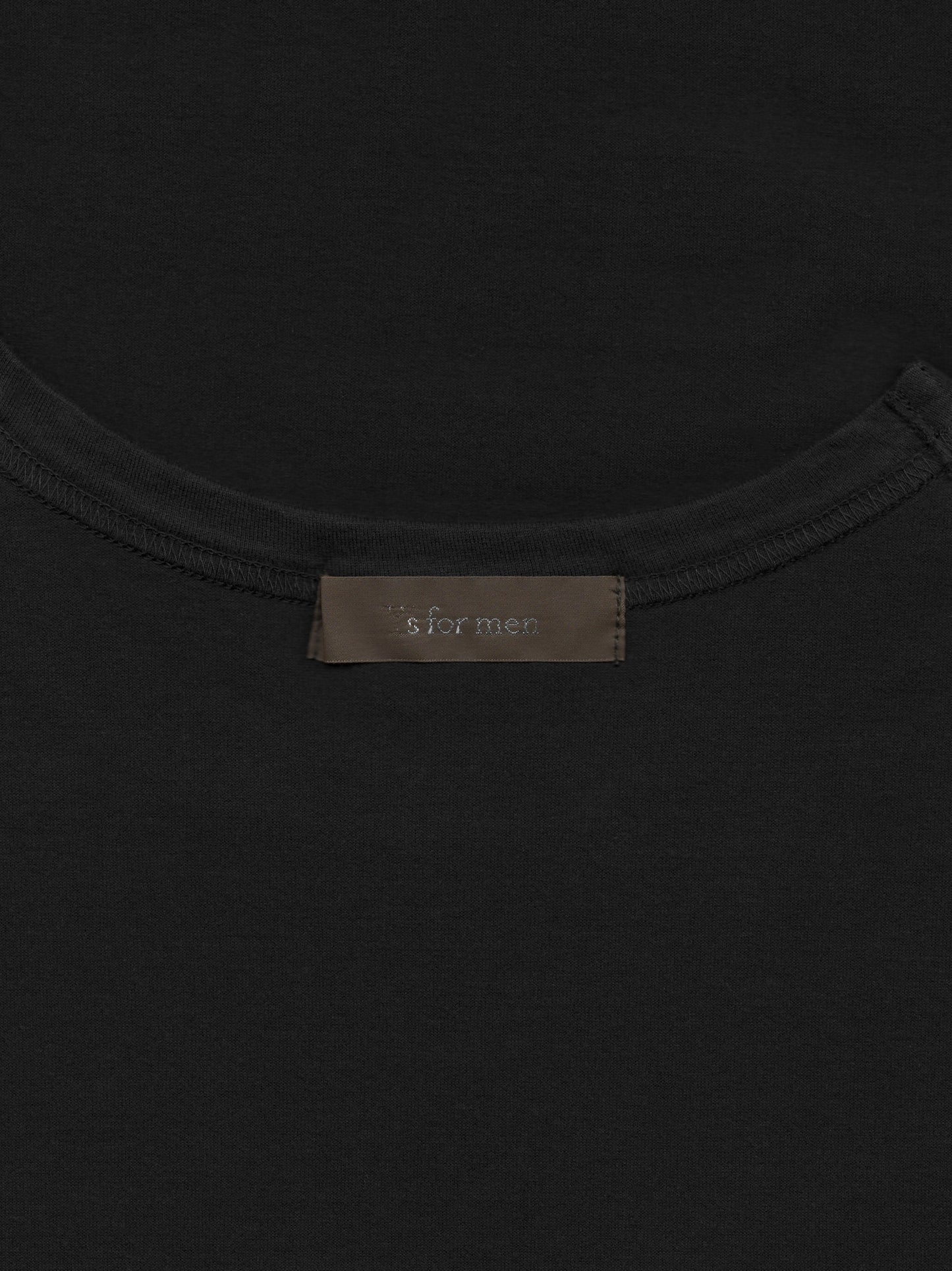 shortsleeve tee black ∙ cotton ∙ one size