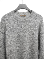 Knit Pullover Ecru Melange