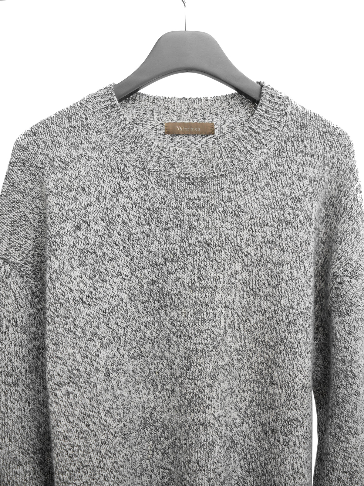Knit Pullover Ecru Melange