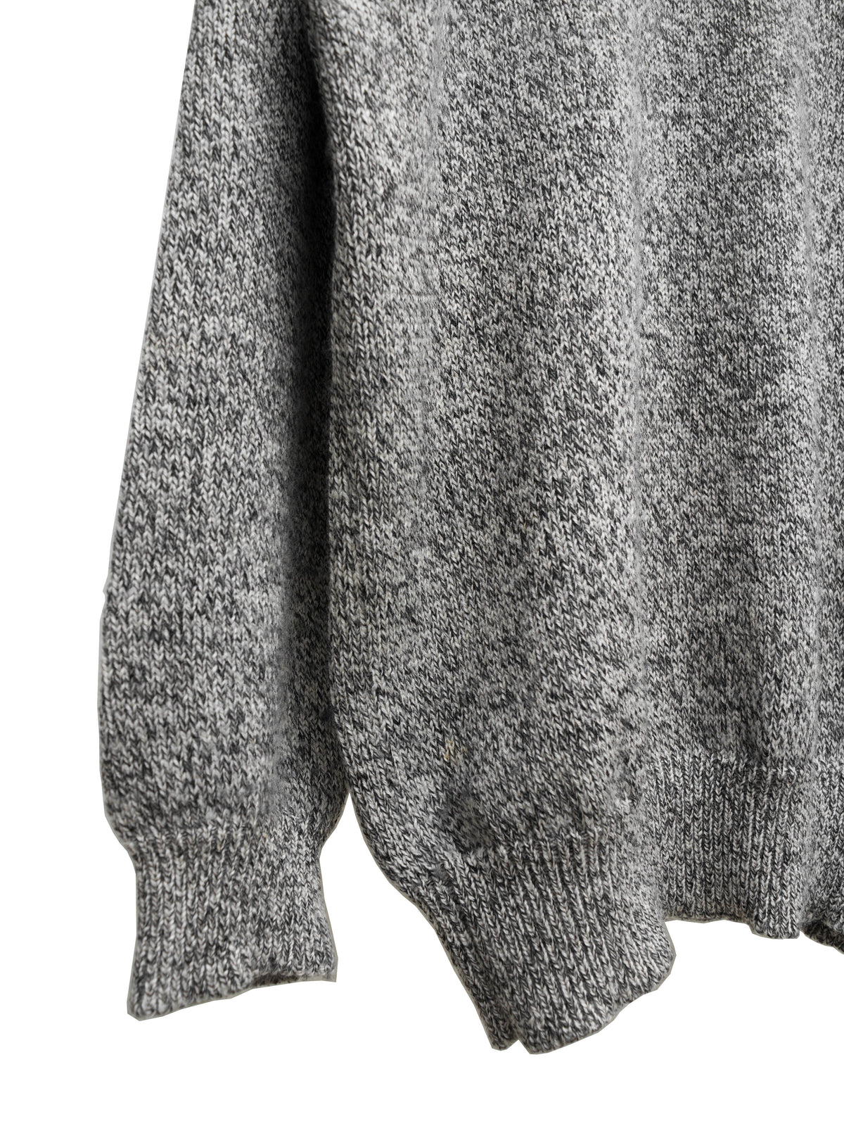 Knit Pullover Ecru Melange