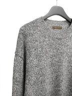 Knit Pullover Ecru Melange