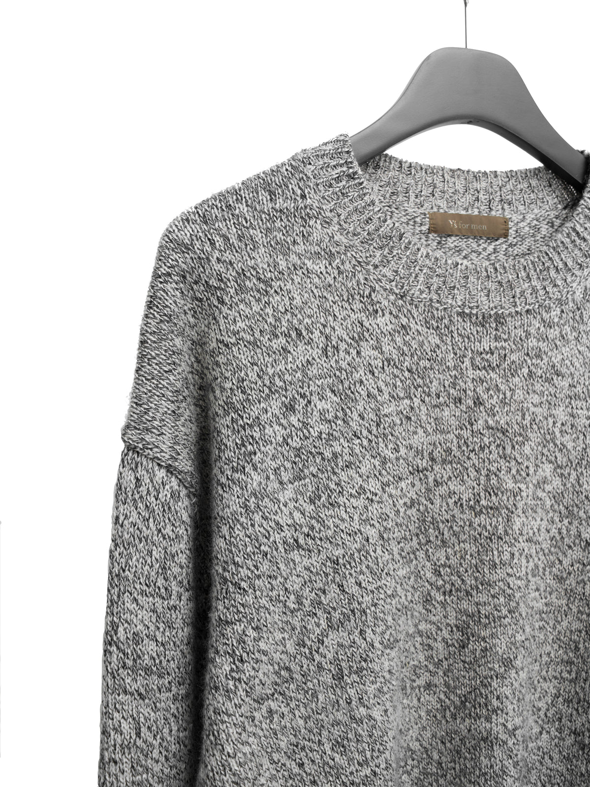 Knit Pullover Ecru Melange