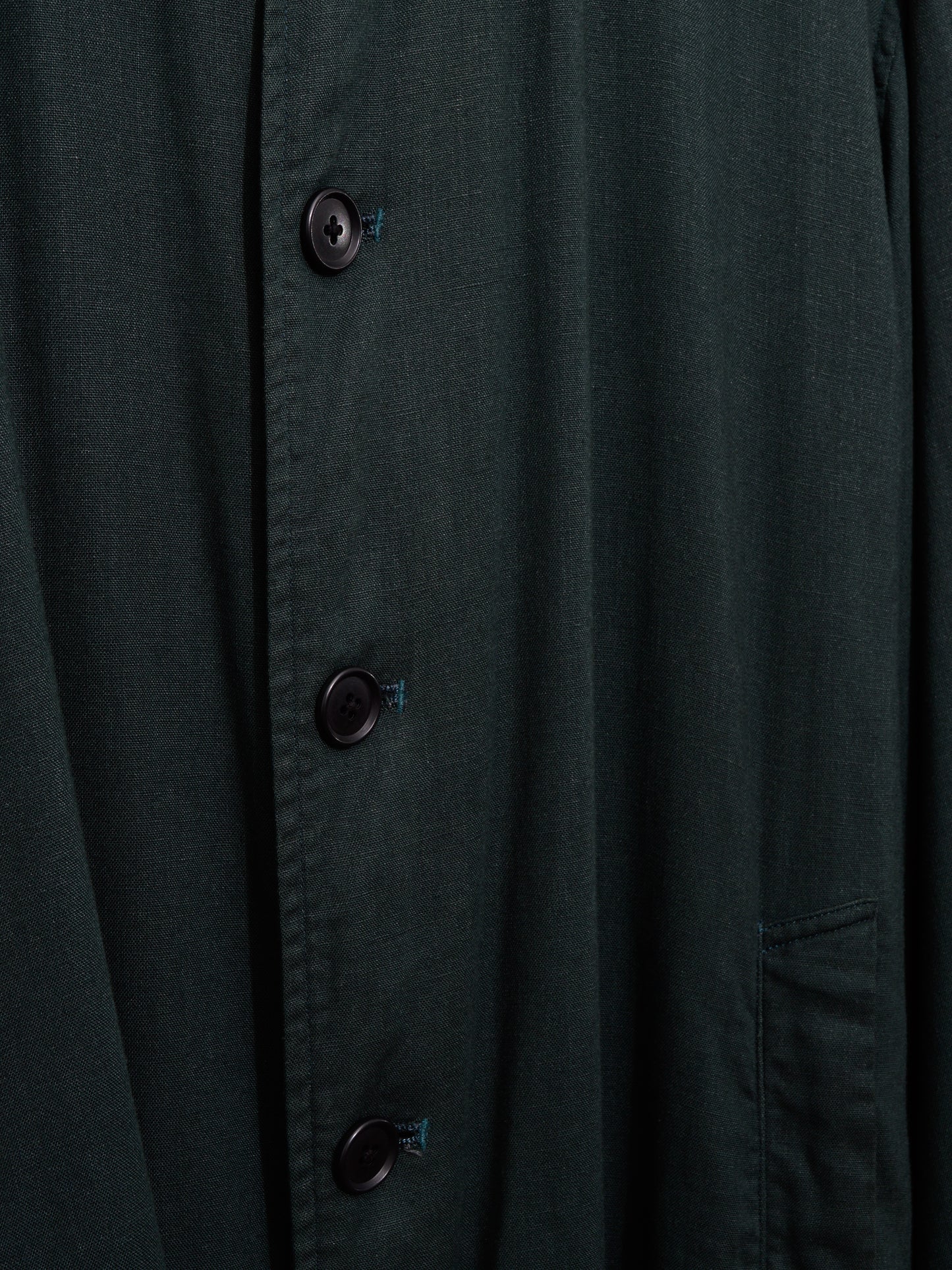 mid length jacket forest ∙ rayon linen ∙ large