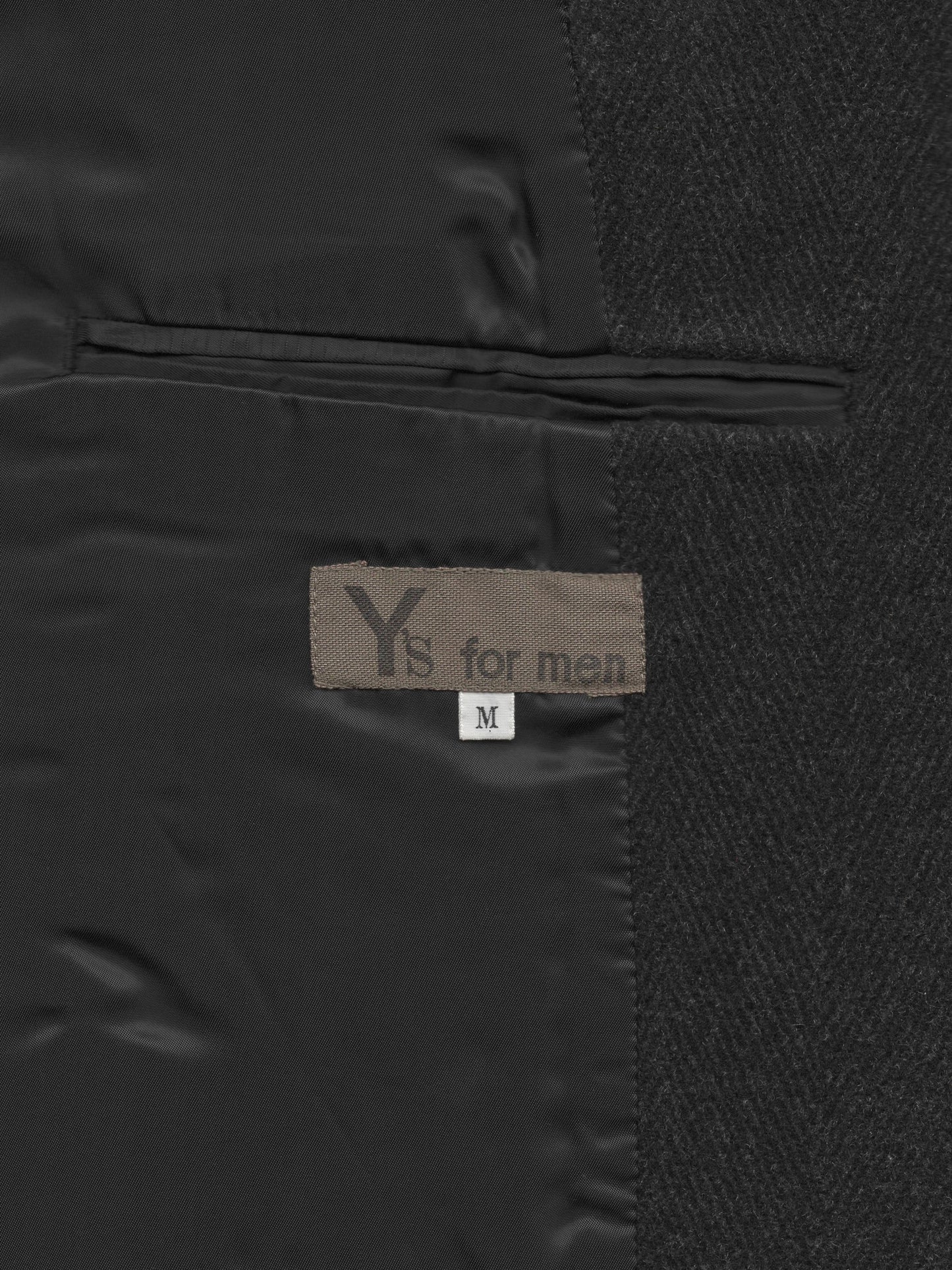 box overcoat charcoal ∙ wool nylon ∙ medium