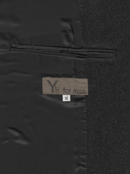 box overcoat charcoal ∙ wool nylon ∙ medium