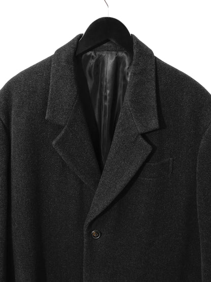 box overcoat charcoal ∙ wool nylon ∙ medium