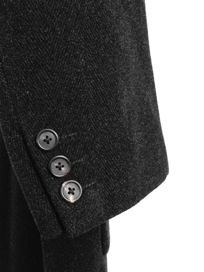 box overcoat charcoal ∙ wool nylon ∙ medium