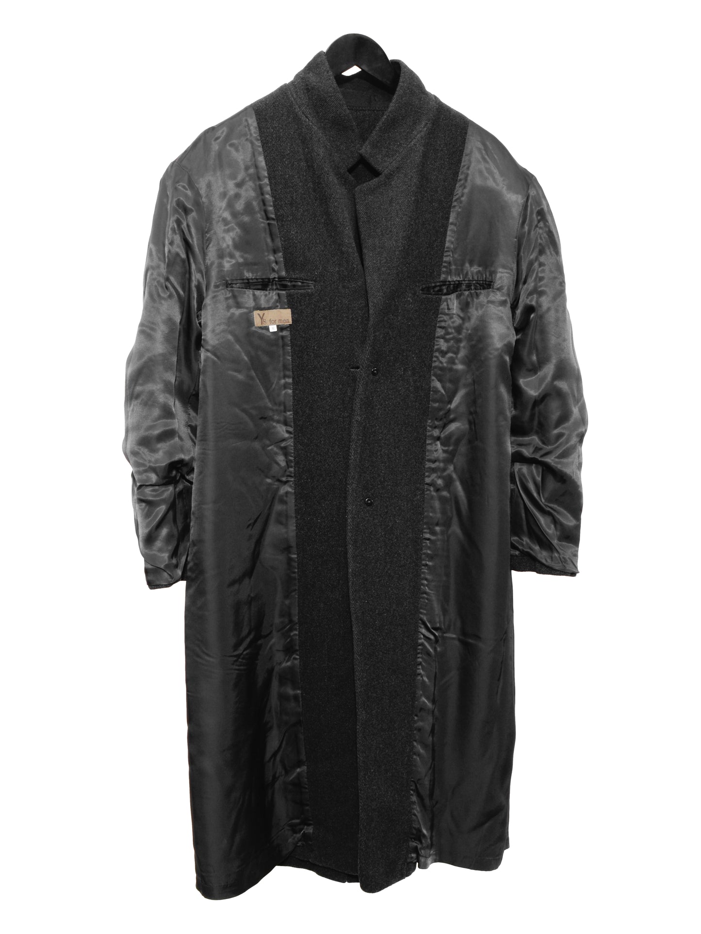 box overcoat charcoal ∙ wool nylon ∙ medium