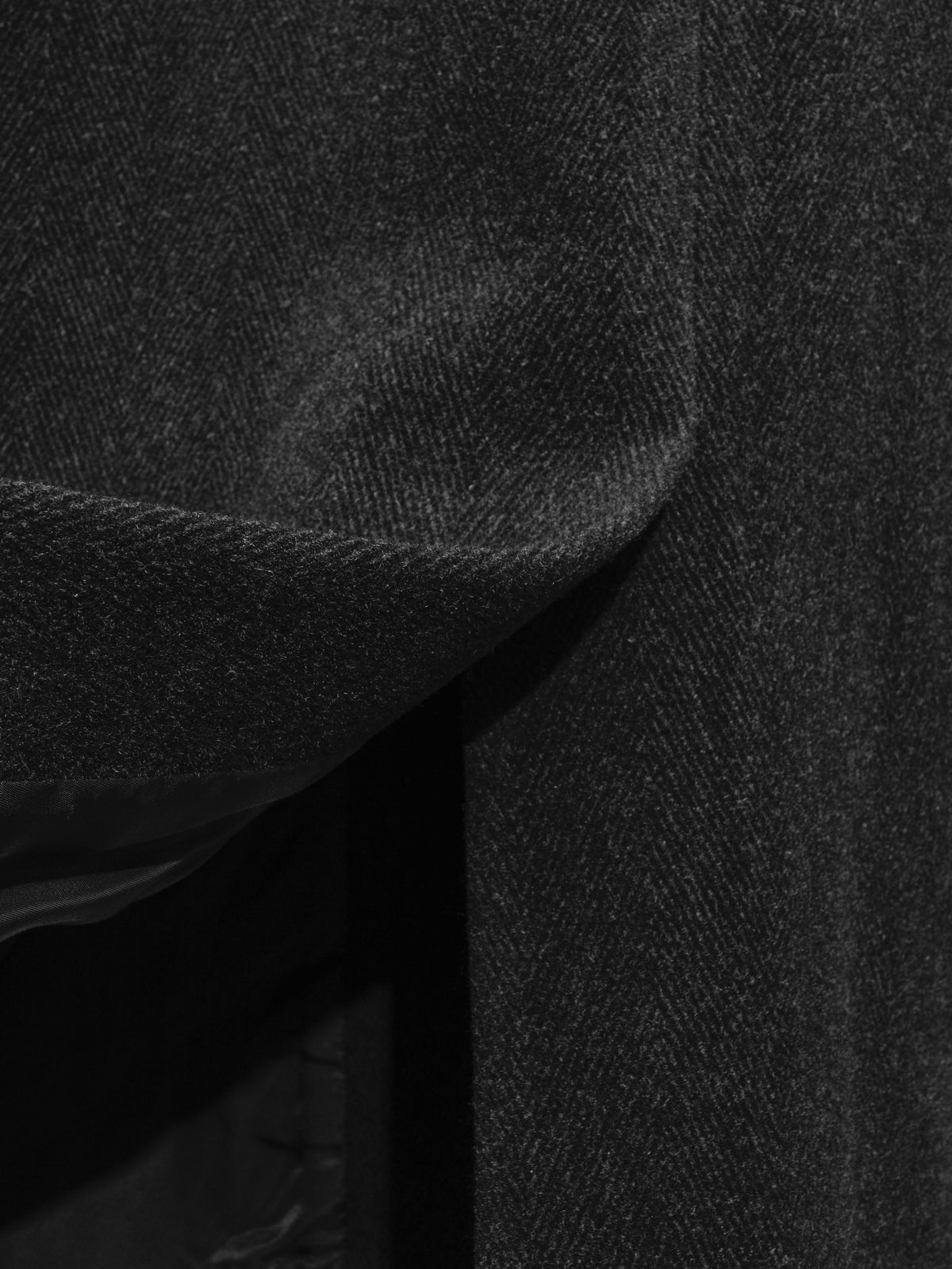 Box Overcoat Charcoal