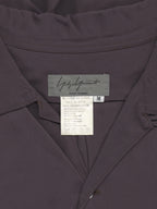 Open Collar Shirt Plum