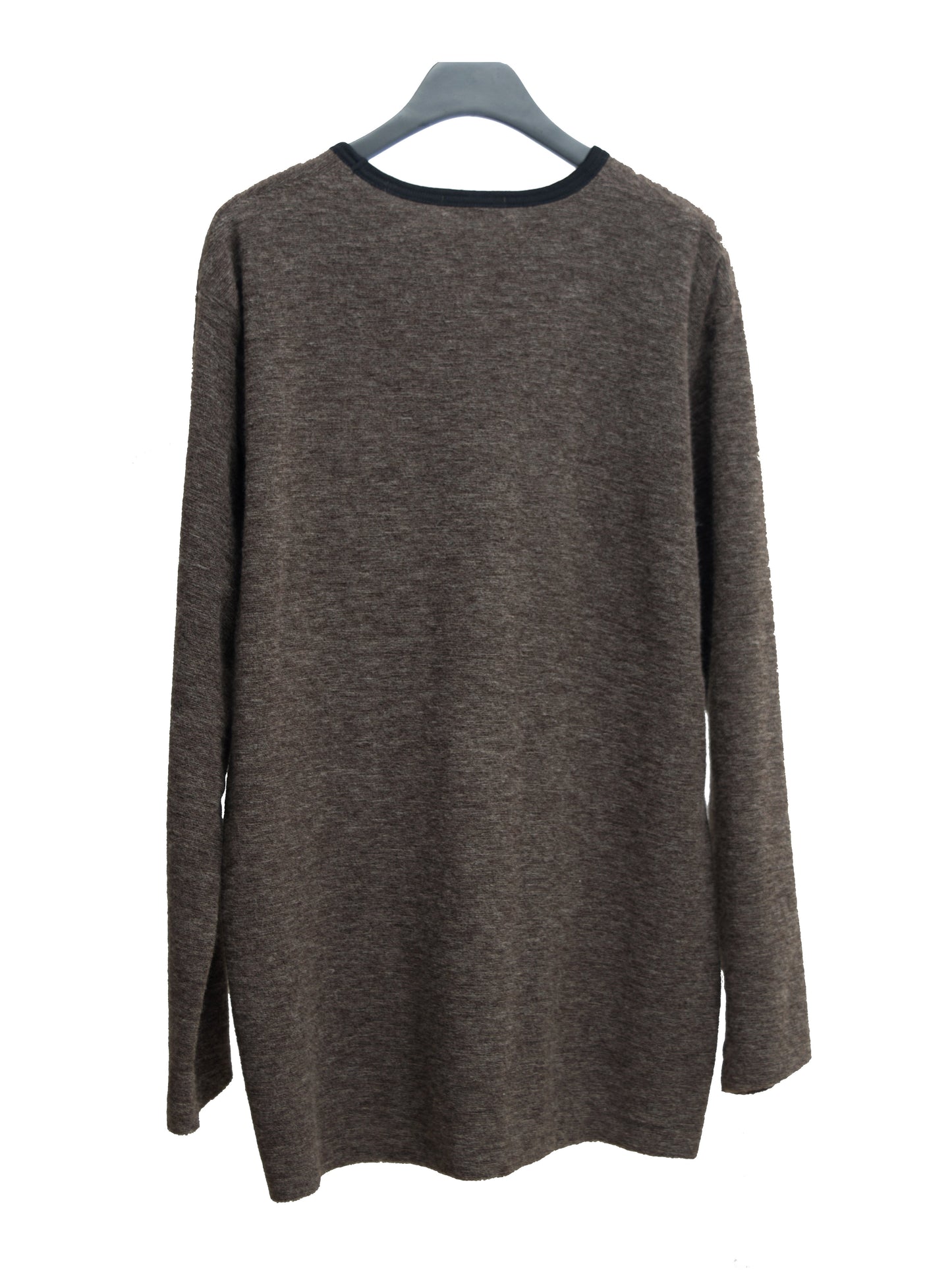 longsleeve top brown ∙ wool poly terry ∙ one size