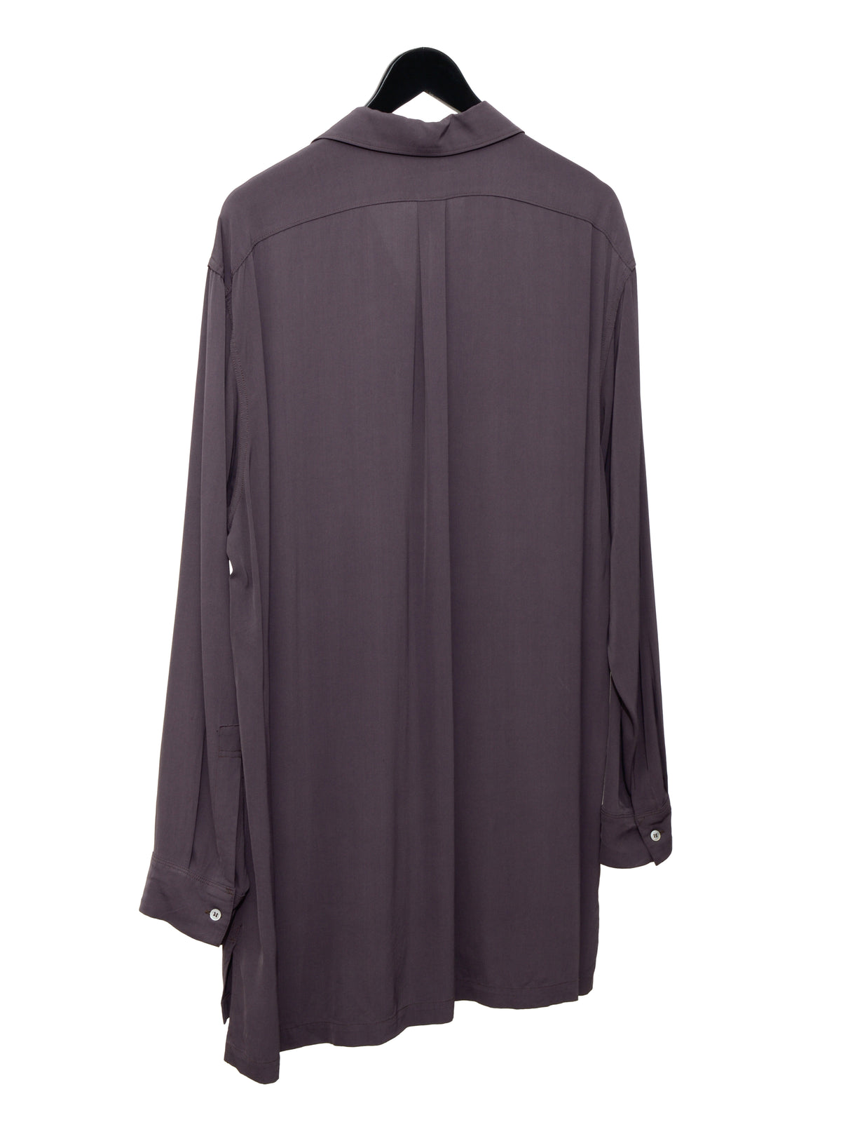 Open Collar Shirt Plum