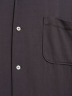 Open Collar Shirt Plum