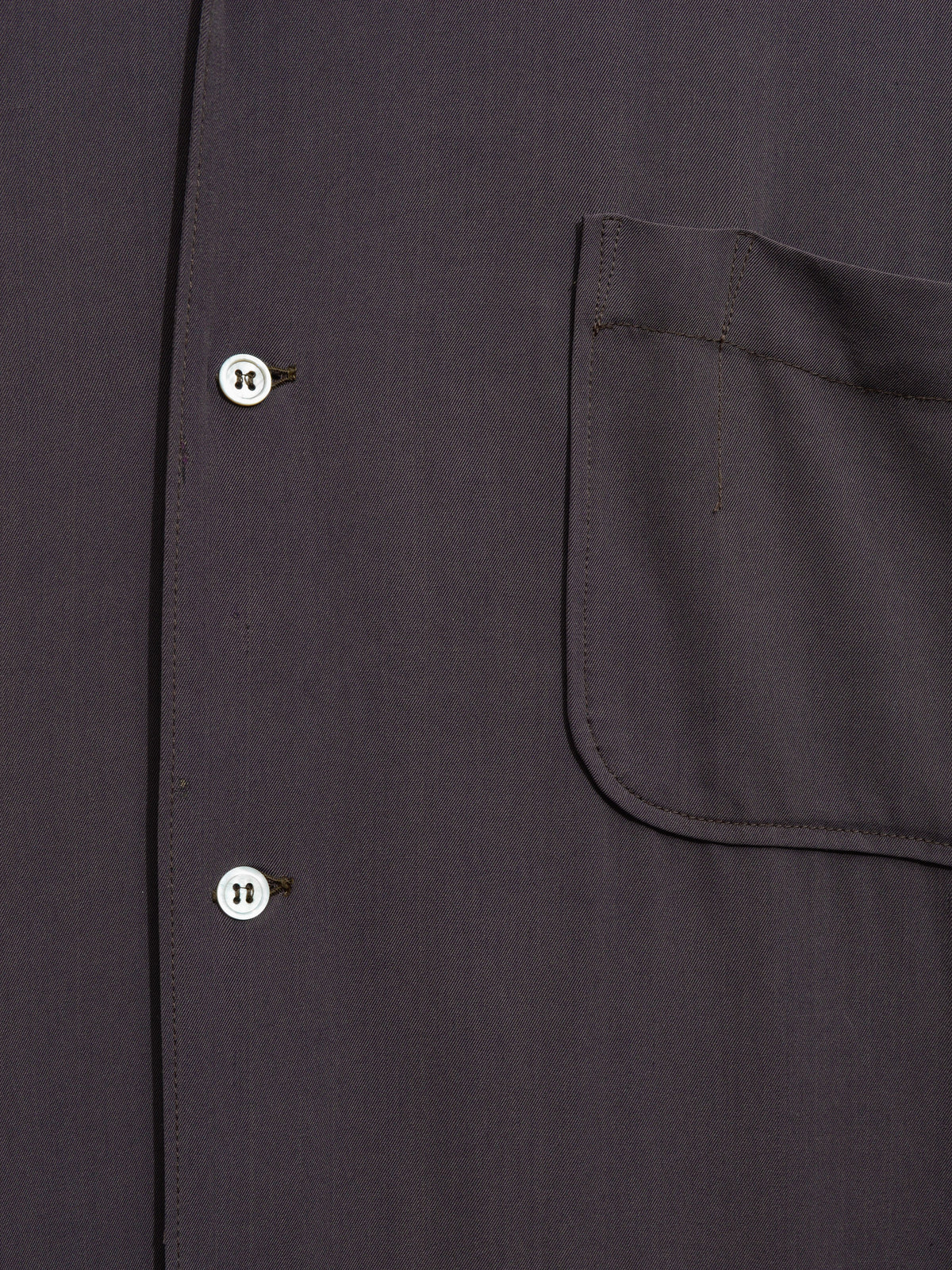 Open Collar Shirt Plum