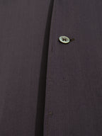 Open Collar Shirt Plum