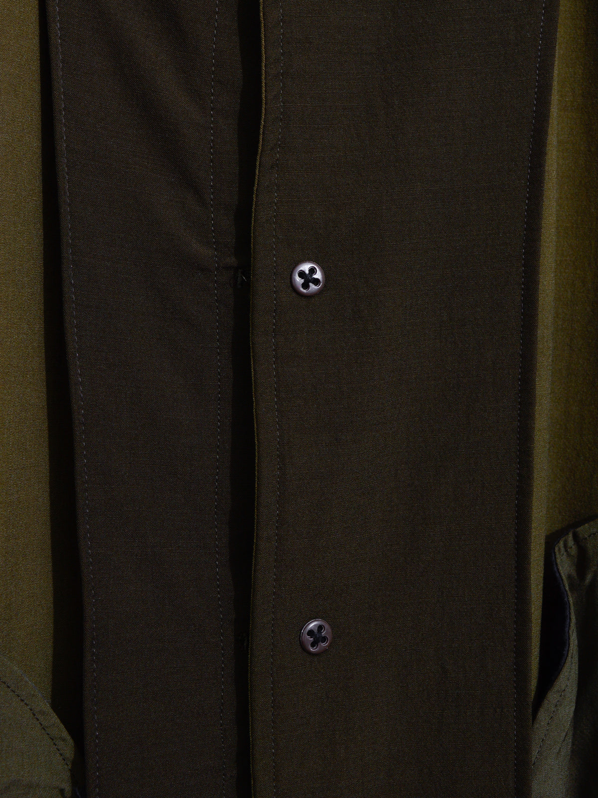 Hidden Front Blouson Olive