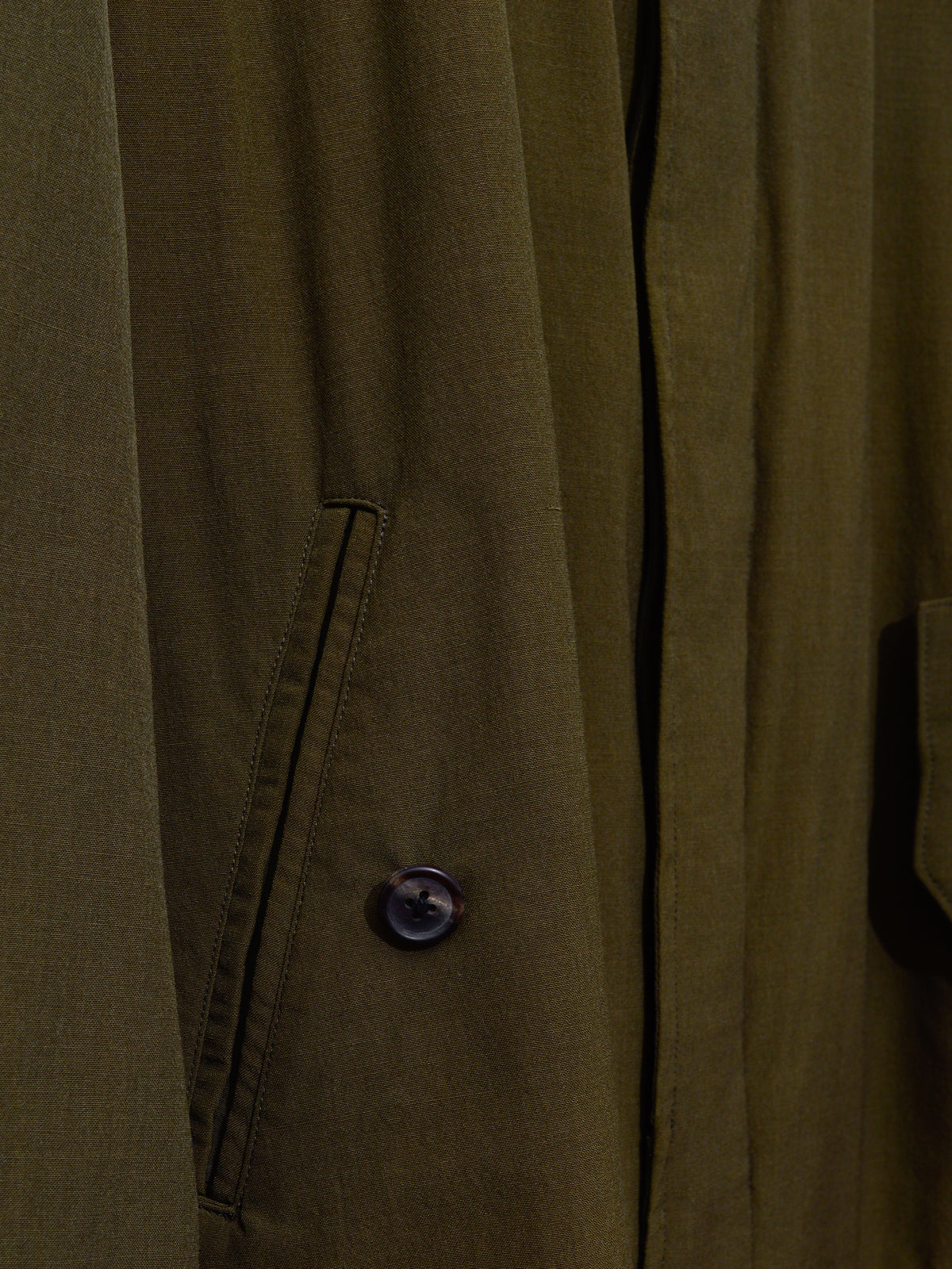 Hidden Front Blouson Olive