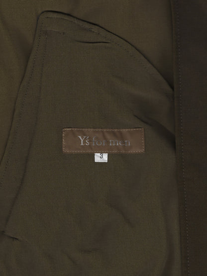 hidden front blouson olive ∙ wool ∙ medium