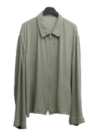 Zip Front Blouson Sage