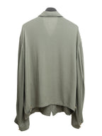 Zip Front Blouson Sage