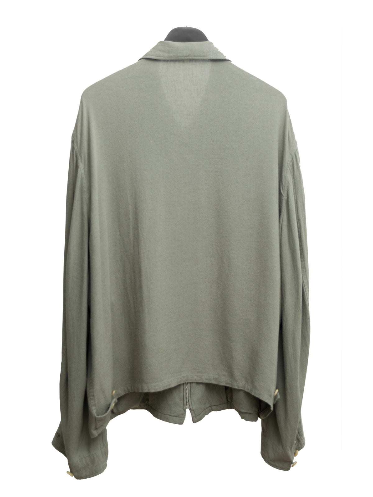 Zip Front Blouson Sage