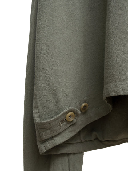 zip front blouson sage ∙ rayon linen ∙ large