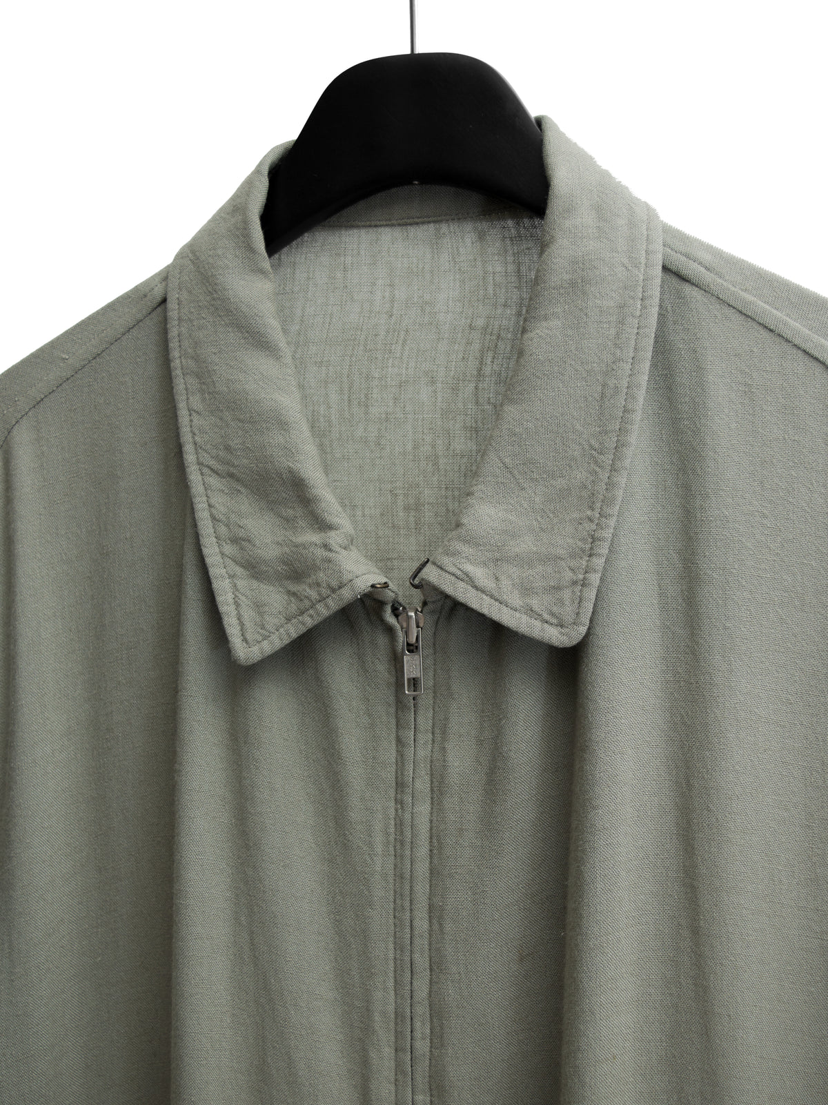 Zip Front Blouson Sage