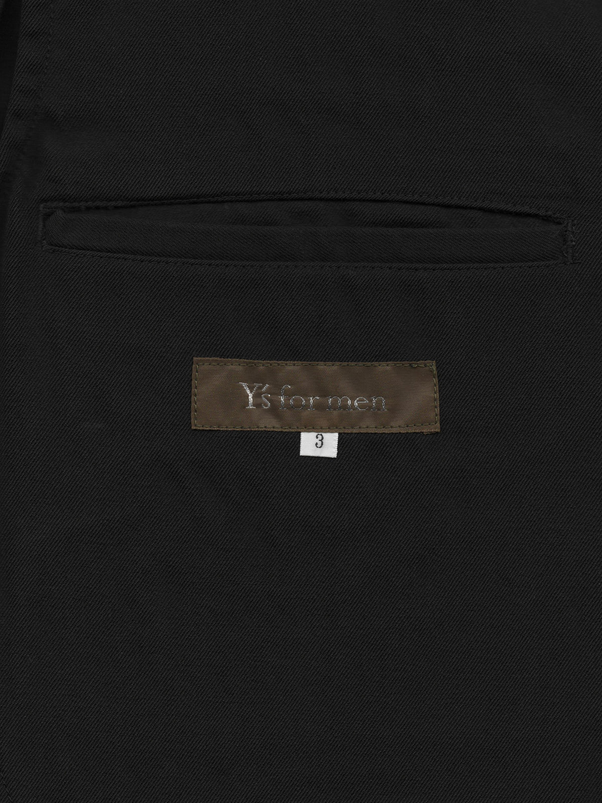 Collarless Zip Jacket Black