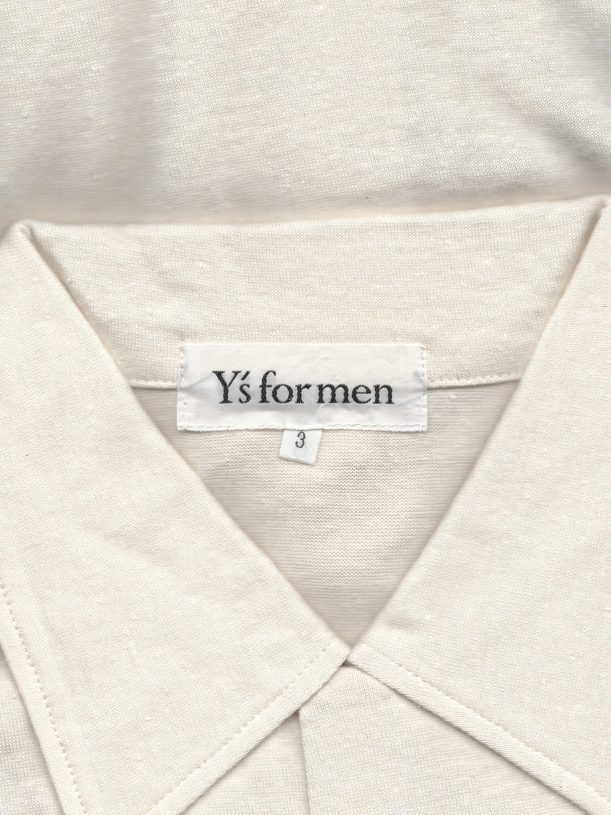 Open Collar Shirt Ivory