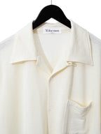 Open Collar Shirt Ivory