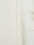 Open Collar Shirt Ivory