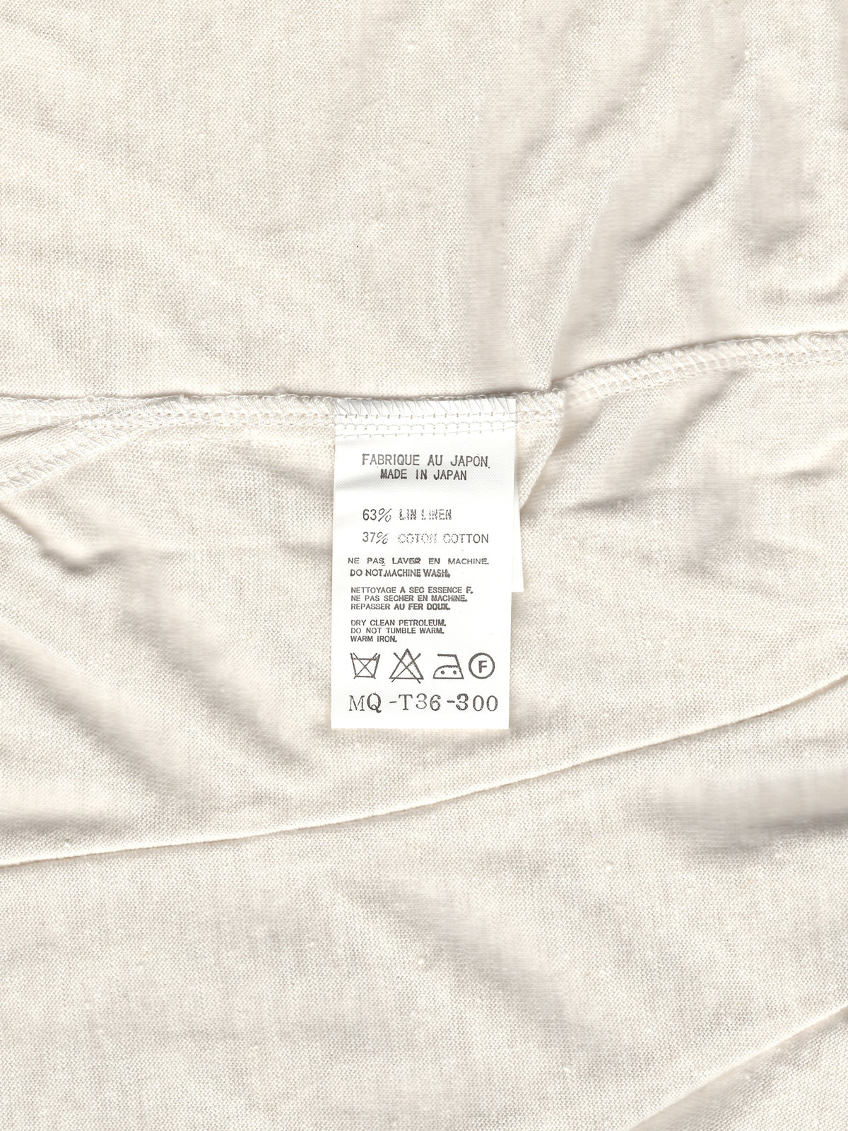 Open Collar Shirt Ivory
