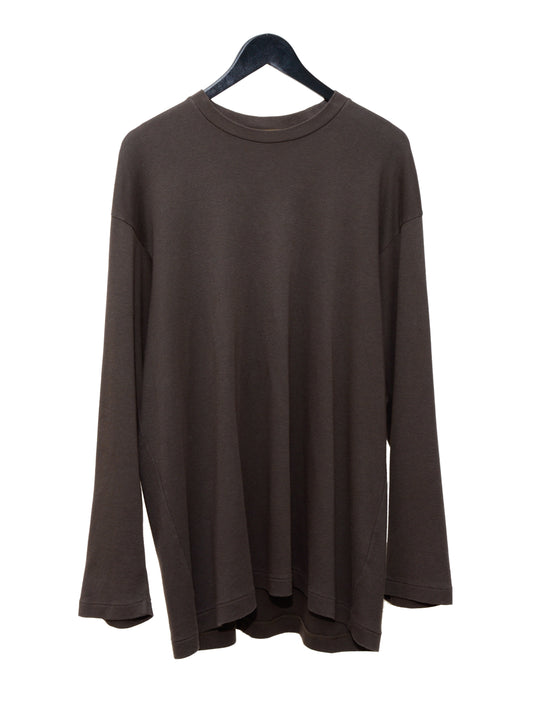 longsleeve top brown ∙ cotton angora ∙ one size