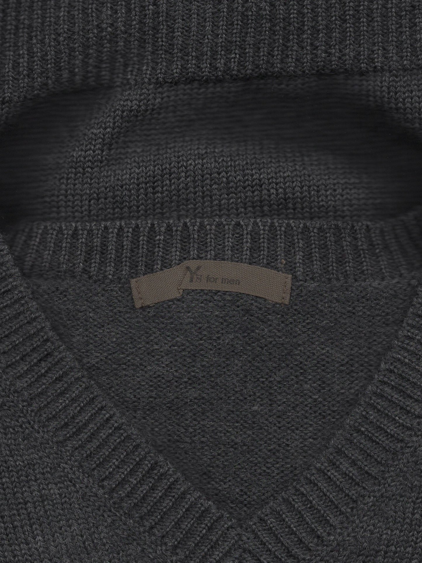 knit pullover dark grey ∙ wool ∙ one size