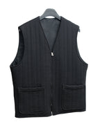 Reversible Zip Vest Black