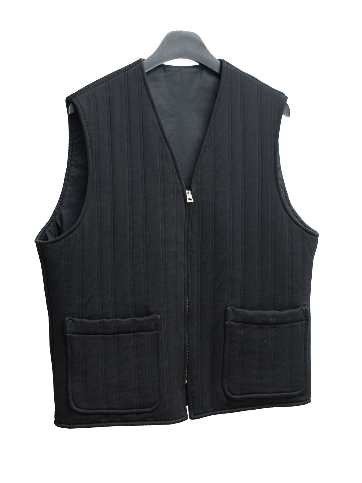 Reversible Zip Vest Black