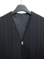 Reversible Zip Vest Black