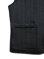 Reversible Zip Vest Black