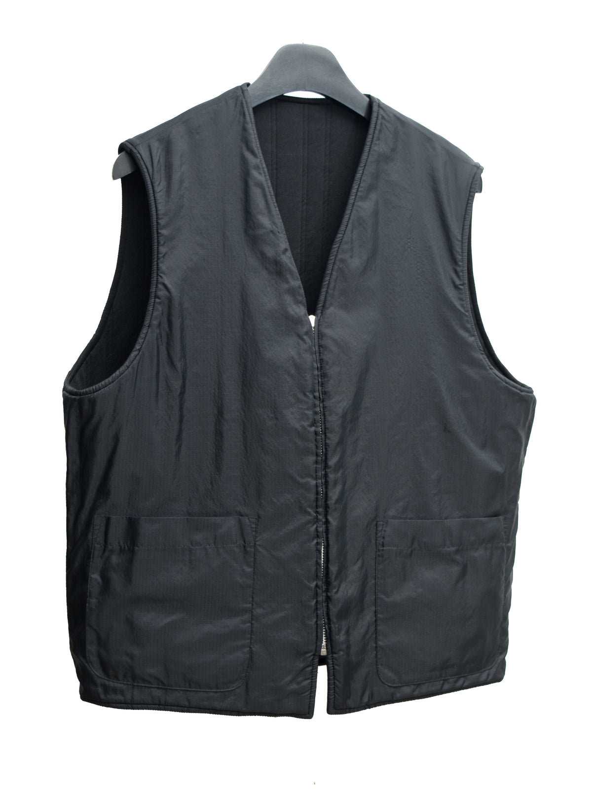 Reversible Zip Vest Black