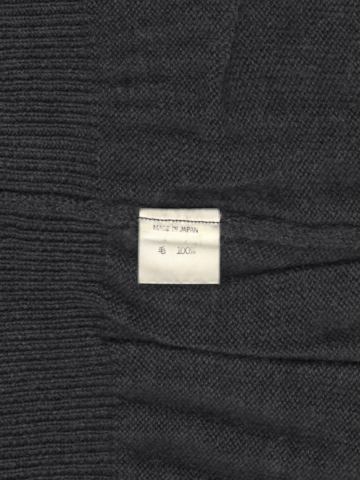 Knit Pullover Dark Grey