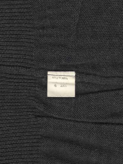 knit pullover dark grey ∙ wool ∙ one size