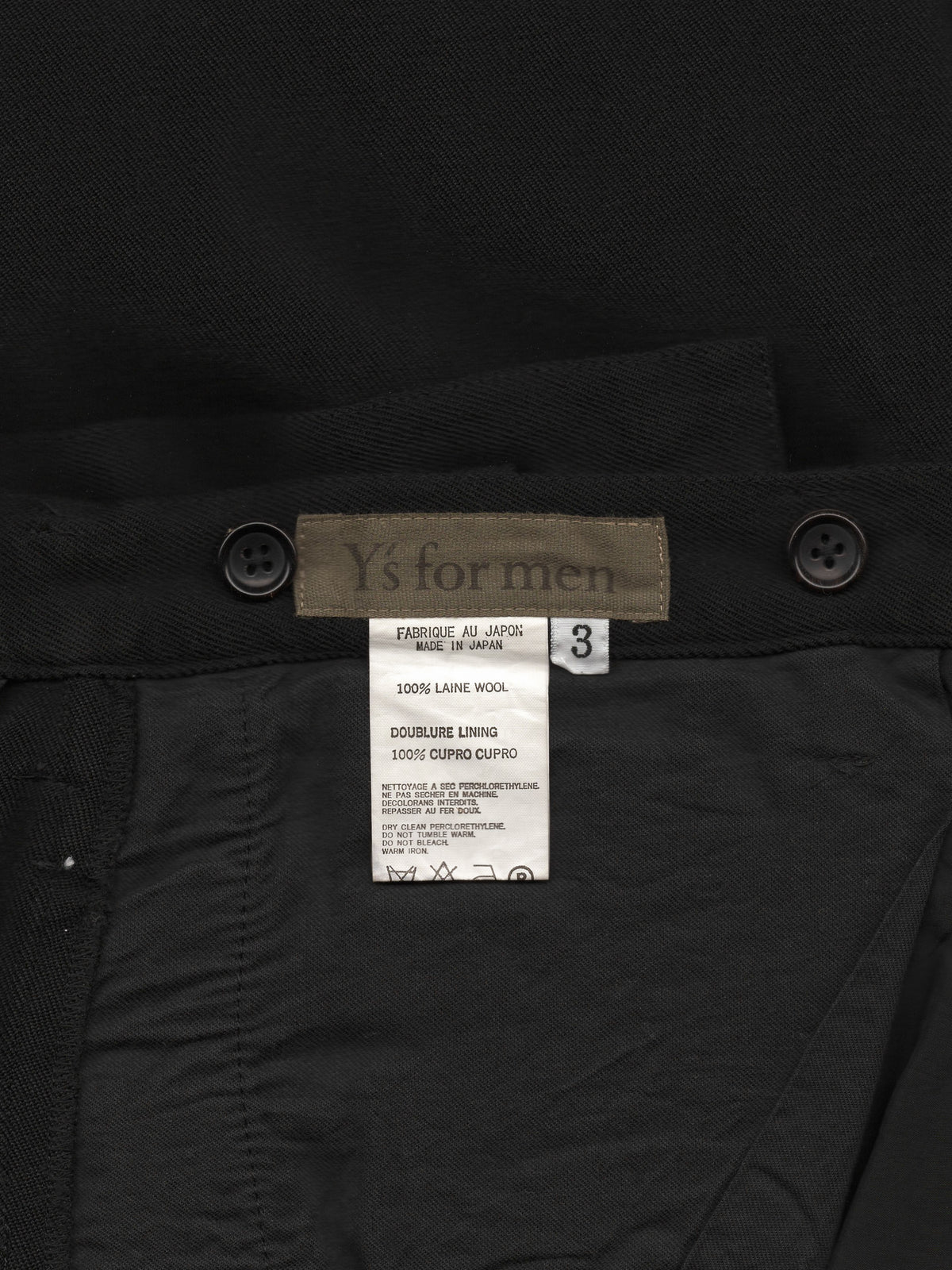 Suspender Trousers Black