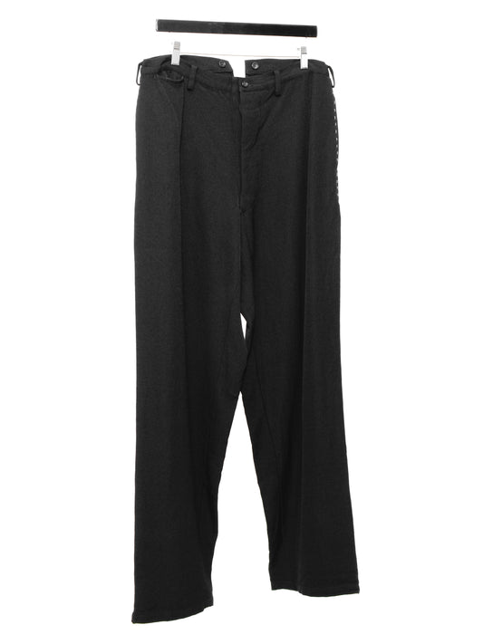 suspender trousers black ∙ wool ∙ medium